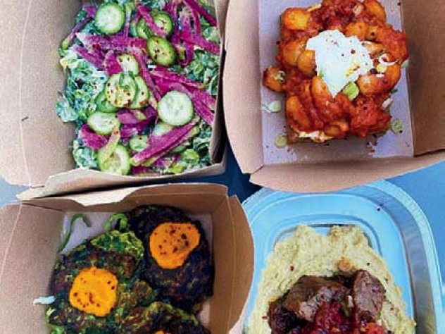 Delectable side dishes and salads at Sofra