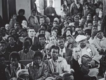 A March 1, 1965, civil rights meeting at Selma’s Brown Chapel A.M.E. Church